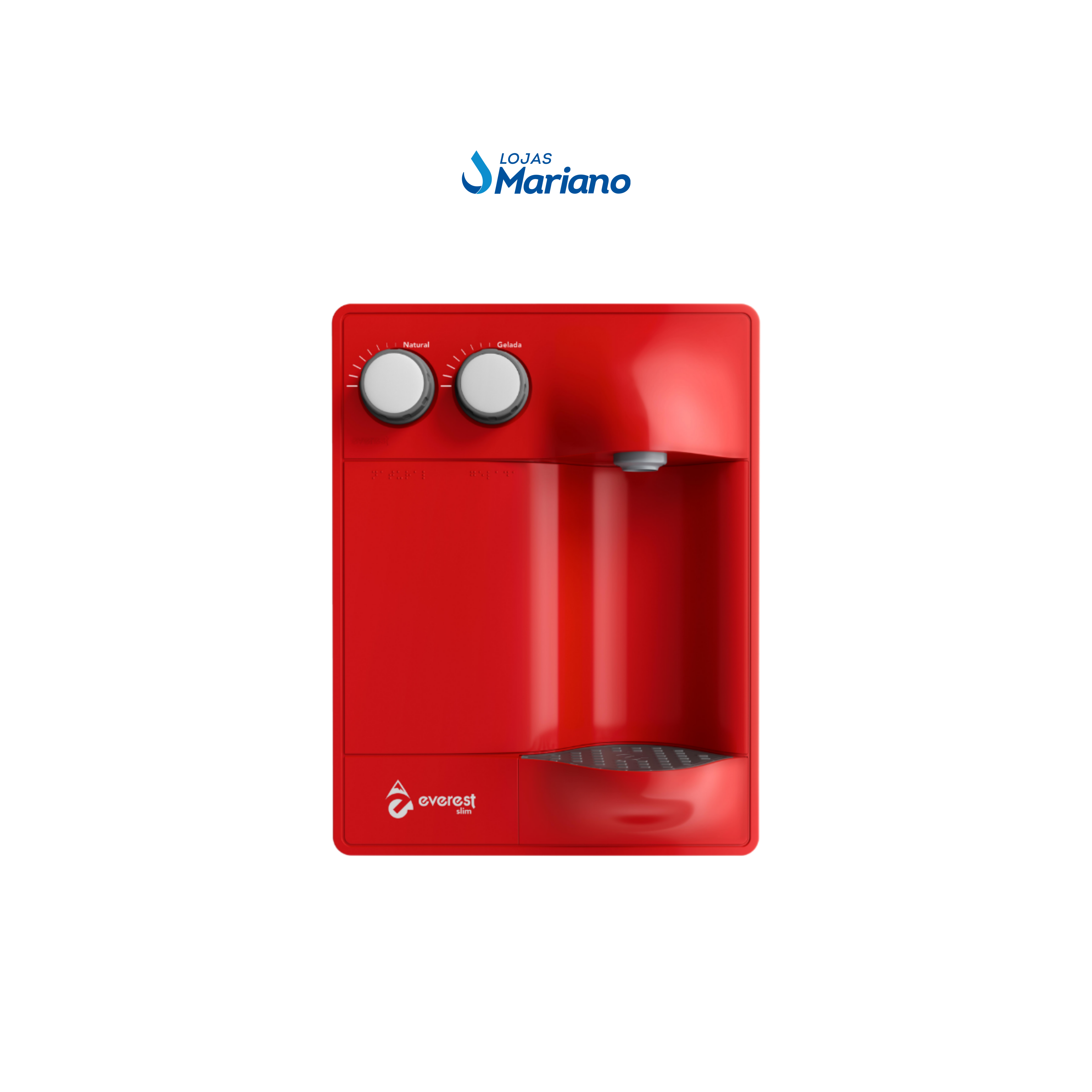 Purificador De Água Everest Slim Cereja - Lojas Mariano