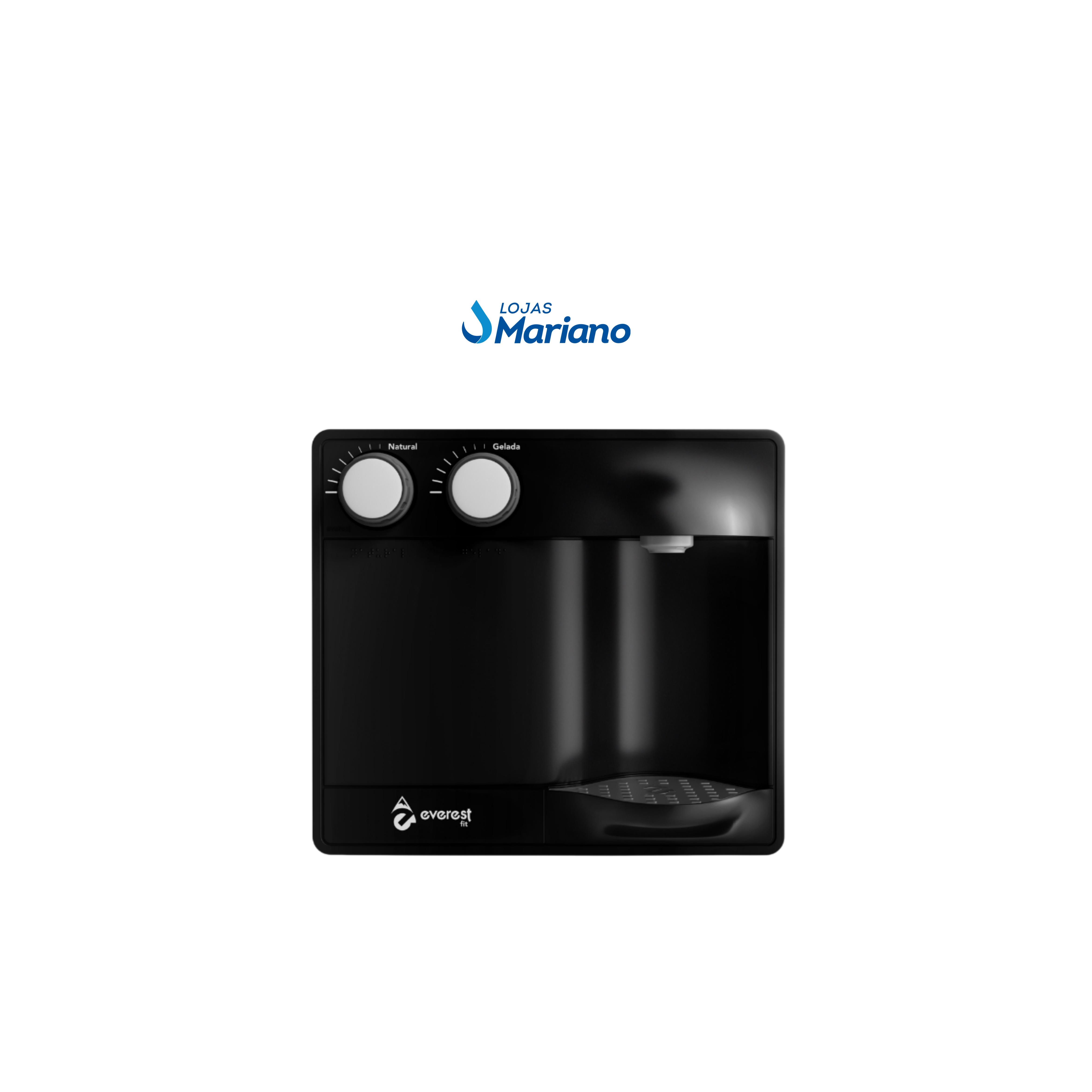 Purificador De Água Everest Fit Preto - Lojas Mariano
